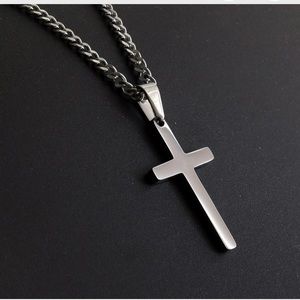 Silver Cross Necklace